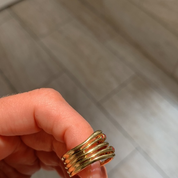 💯 AUTH IPPOLITA 18k gold WAVE stack RING - Picture 12 of 13